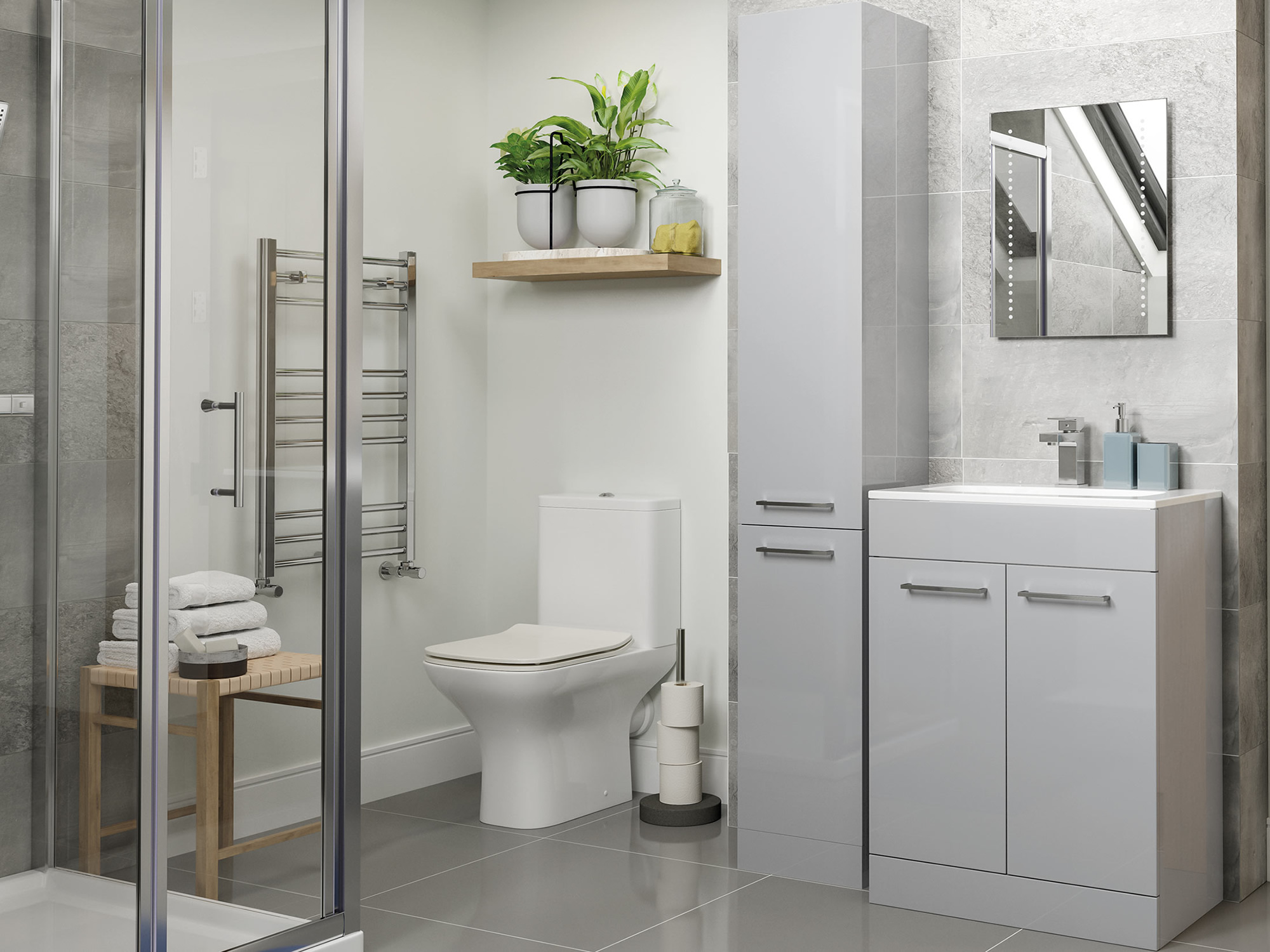 Volta Grey Bathroom