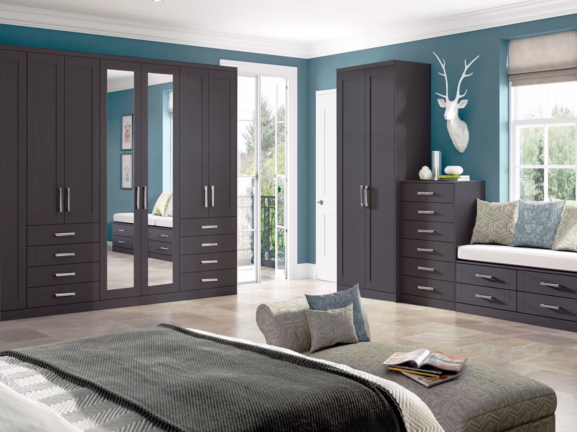Pendle Charcoal Bedroom