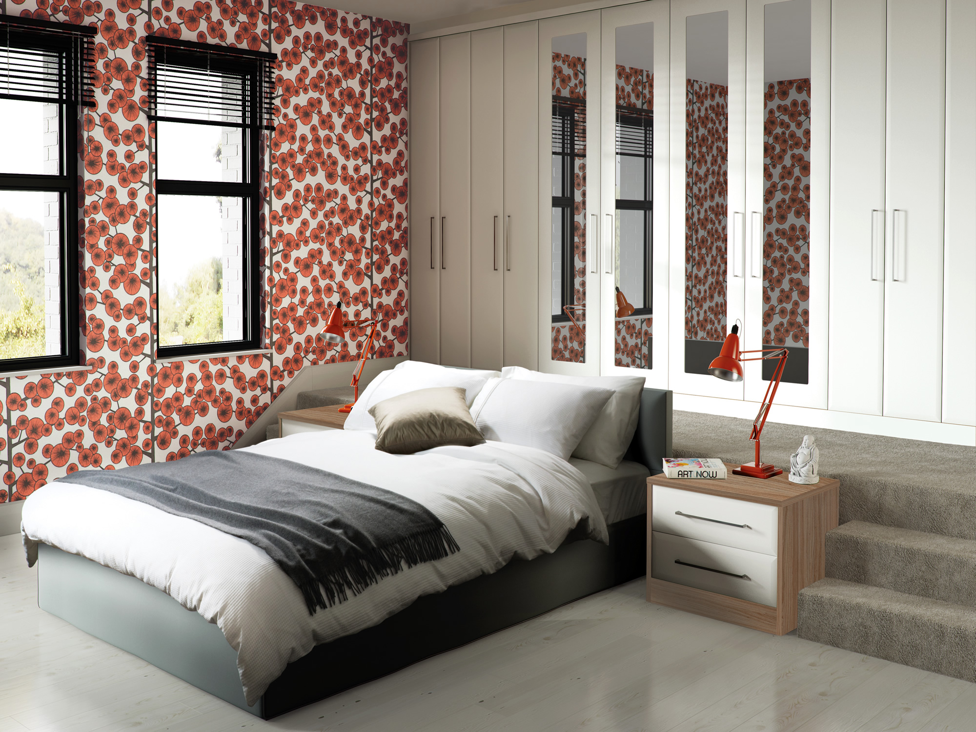 Grosvenor Smooth White Bedroom