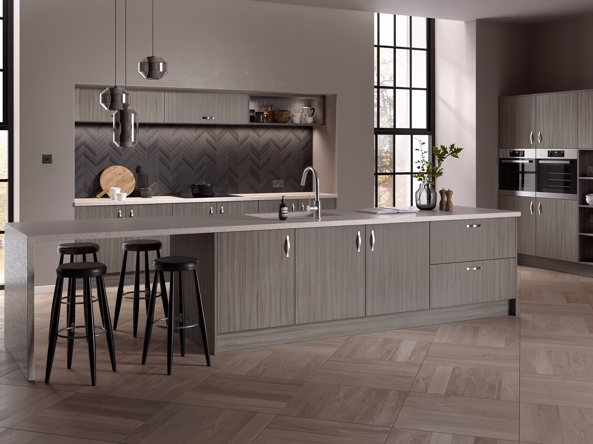 Linear Shorewood Kitchen