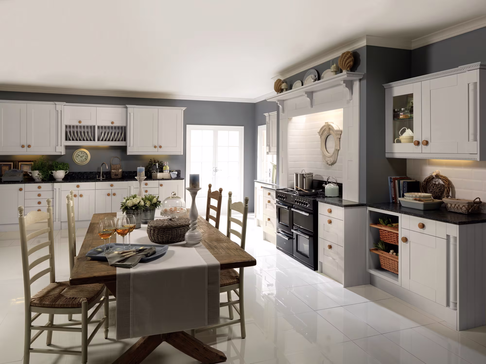 Pendle Bleached Stone Kitchen