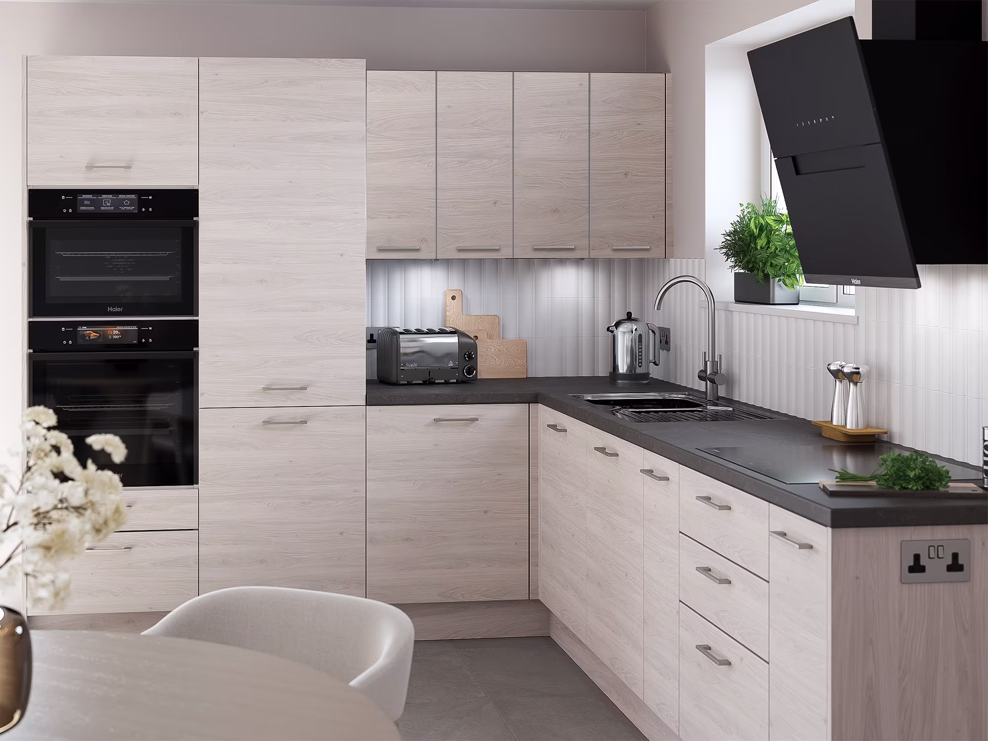 Tempo Casella White Oak Kitchen